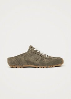 Men's Tb.56 Mule Khaki Leather Sneakers Men's Tb.56 Mule Khaki Leather Sneakers