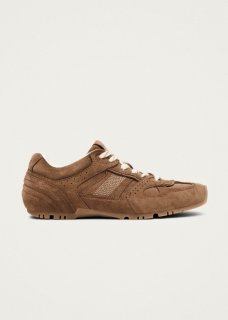 Women's Tb.56 Suede Brown Leather Sneakers Women's Tb.56 Suede Brown Leather Sneakers