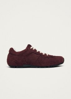Men's Tb.56 Suede Fuzzy Burgundy Leather Sneakers Men's Tb.56 Suede Fuzzy Burgundy Leather Sneakers