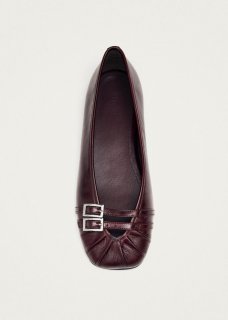 Women's Cendana Rift Burgundy Leather Ballet Flats Women's Cendana Rift Burgundy Leather Ballet Flats