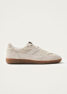 Women's Tb.490 Crochet Cream Leather Sneakers Women's Tb.490 Crochet Cream Leather Sneakers