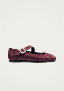 Women's Lotte Silky Burgundy Ballet Flats Women's Lotte Silky Burgundy Ballet Flats