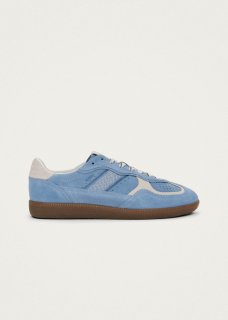 Women's Tb.490 Rife Cornflower Blue Cream Leather Sneakers Women's Tb.490 Rife Cornflower Blue Cream Leather Sneakers