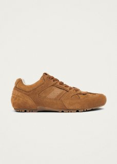 Men's Tb.56 Suede Tan Leather Sneakers Men's Tb.56 Suede Tan Leather Sneakers