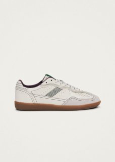 Men's Tb.490 White Purple Green Leather Sneakers Men's Tb.490 White Purple Green Leather Sneakers